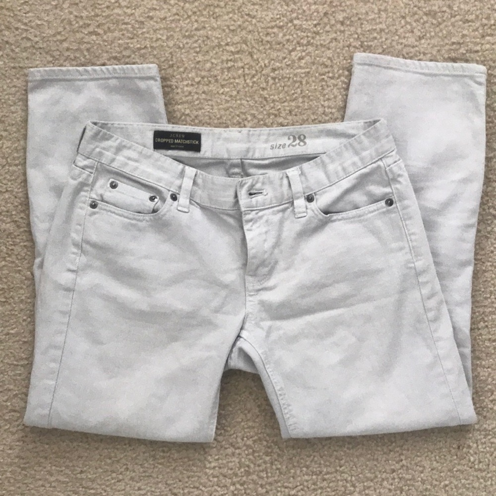 Excellent used condition jcrew cropped matchstick